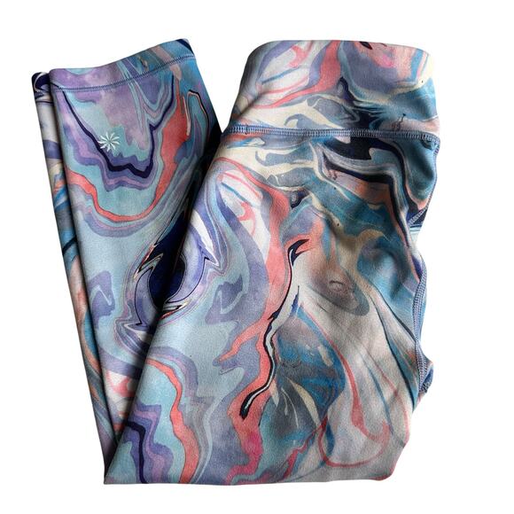 Athleta Girl Other - Athleta Girl Marble Print Chit Chat Athletic Leggings